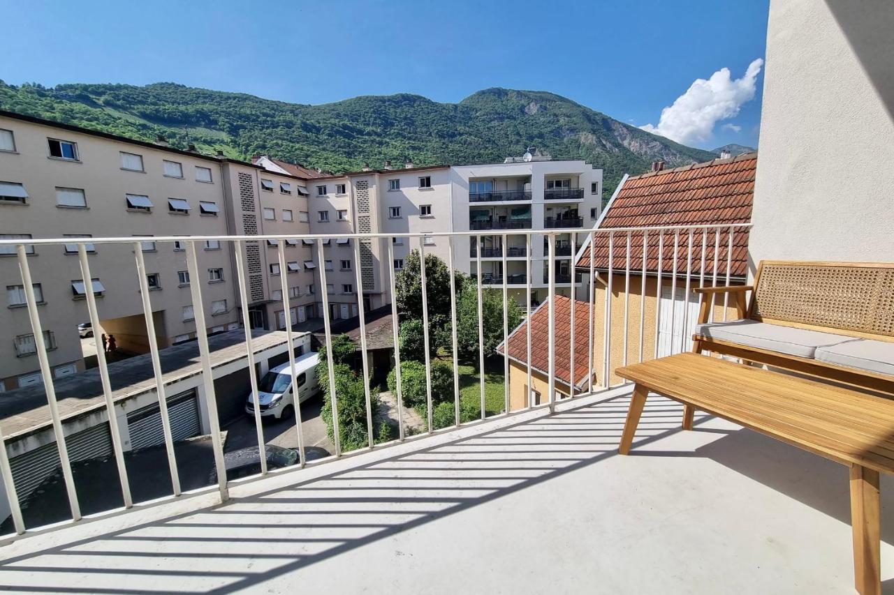 #Dd L'Ecrin Studio Ile Verte Balcony Grenoble Exterior foto